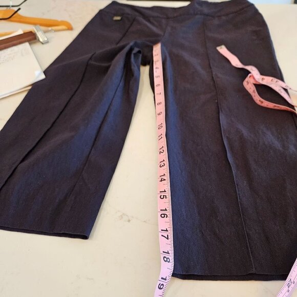 Lisette Black Pull-On Stretchy Classic Crop Pants Capris Style 777, Size 8 - Picture 6 of 9